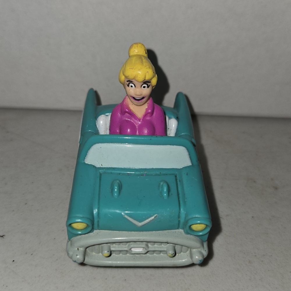 Vintage 1991 Archie Comics Toy Car, Betty in Blue 1957 Chevy Very Good Condition